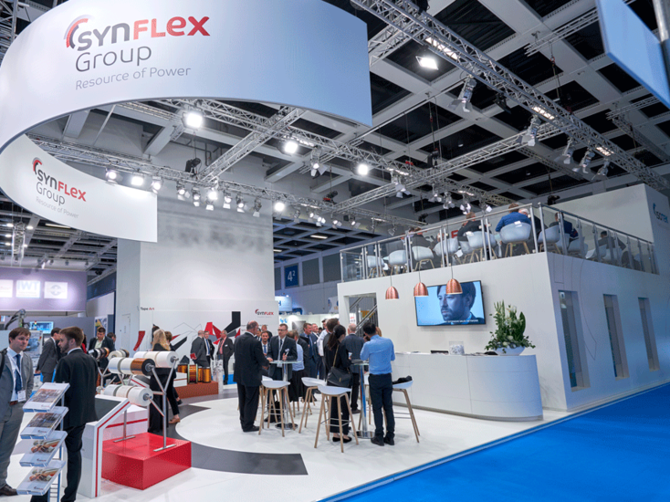 [Translate to Englisch:] Messestand SynFlex CWIEME 2019